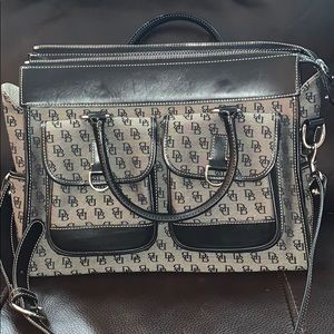 Dooney and Bourke double pocket tote
